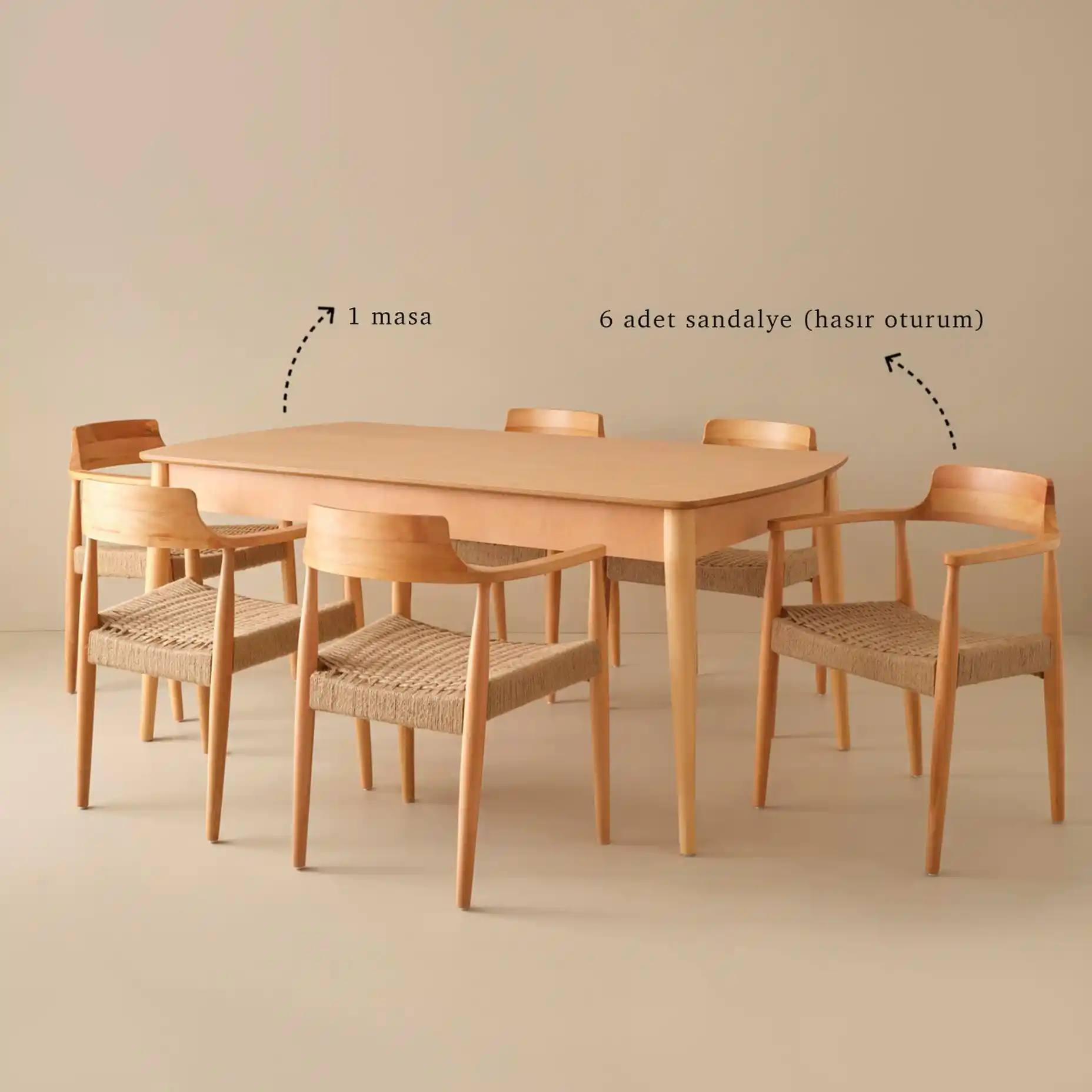 Hasır Masa ve Sandalye Modelleri ile Dekorasyonda Doğal Şıklık Yaratın
