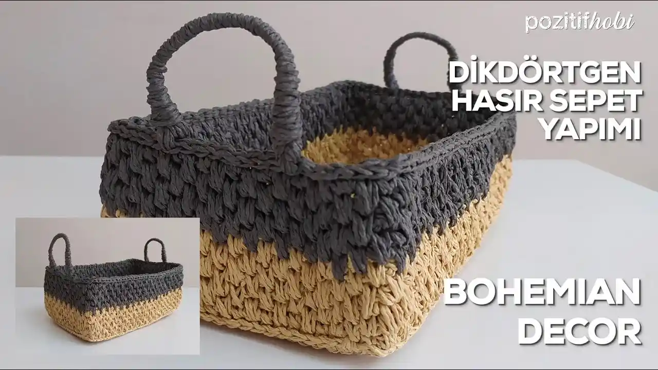 Hasır Sepet Yapımı: Ev Dekorasyonunuza Şık ve Doğal Bir Dokunuş Katın