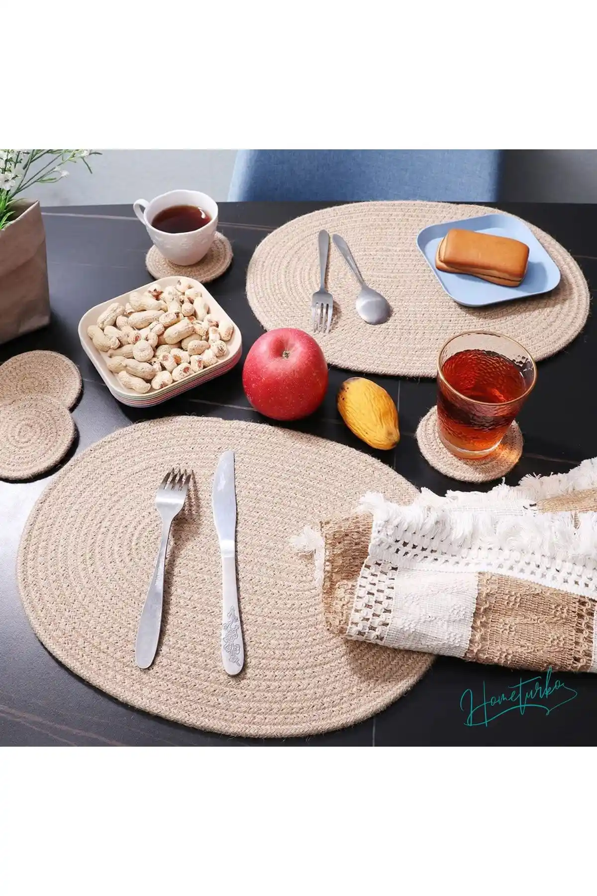 Hasır Supla ile Masa Dekorasyonunda Doğal ve Şık Detaylar