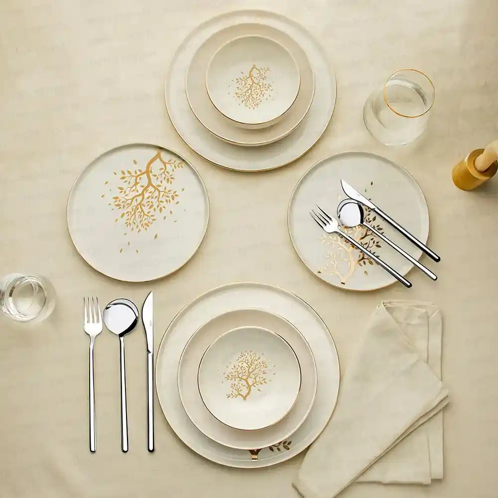 Hayat Ağacı Temalı Yemek Takımları ile Dekorasyonda Anlam ve Estetiğin Buluşması