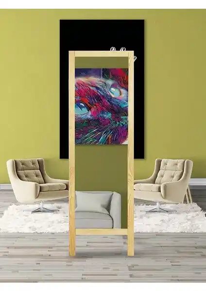 Hediyeset Natürel Ahşap Ayaklı Boy Aynası: Modern ve Şık Tasarım, Dayanıklı ve Çevre Dostu Ürün