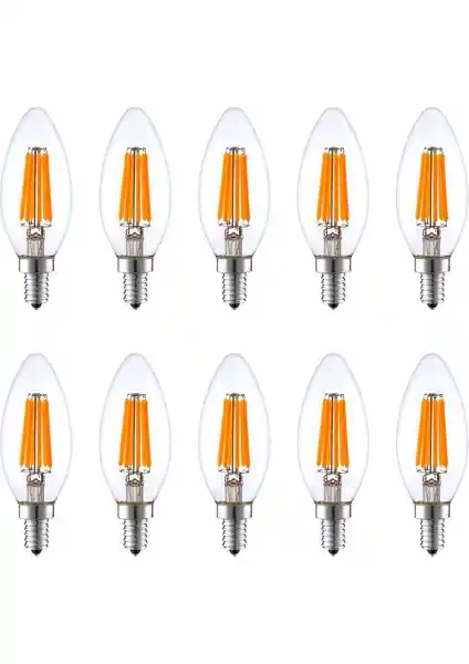 Heka LED Filament Rustik Ampul 6W E14 Gün Işığı Renk Sıcaklığıyla Estetik ve Enerji Verimli Çözüm