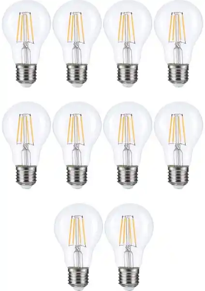 Heka LED Rustik Ampul E27 6W 3000K Gün Işığı Modern ve Nostaljik Aydınlatma Çözümü