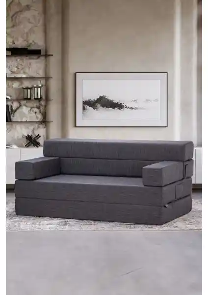 Homedius Melisa Çift Kişilik Katlanır Yatak ve Koltuk - Modern ve Pratik Çözüm