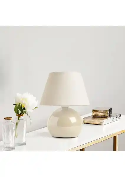 Homing Carpi Küre Metal Krem Abajur 241791 İç Mekan Dekorasyonunda Şıklık ve Fonksiyonellik