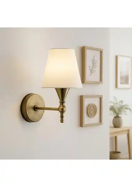 Homing Nova Eskitme Renk Krem Kumaş Aplik ile Şık ve Fonksiyonel İç Mekan Aydınlatması