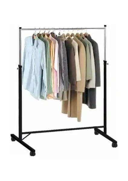 Hy-Life Tekerlekli Elbise Askısı: İşlevsel ve Dayanıklı Depolama Çözümü