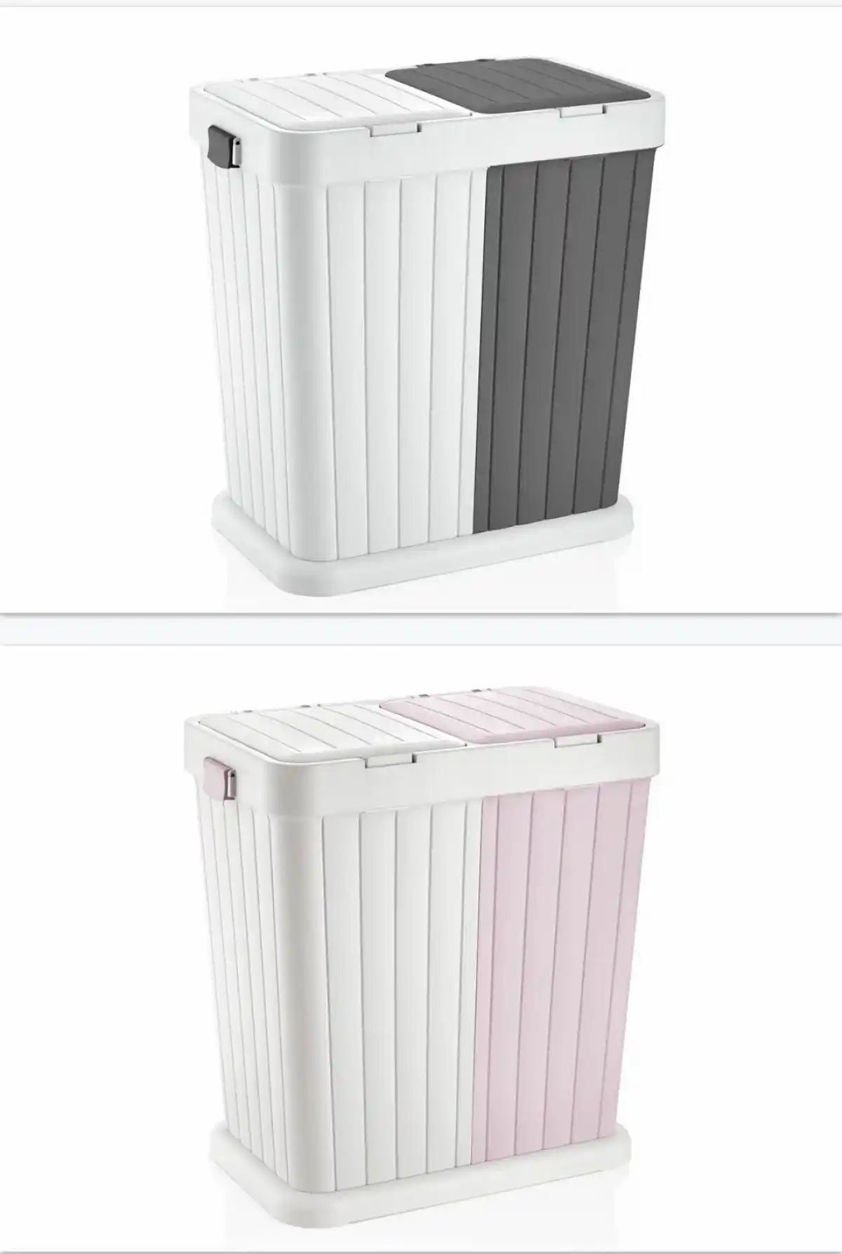 İki Bölmeli Kirli Sepetleriyle Evde Düzen ve Estetiği Sağlayan Pratik Çözümler