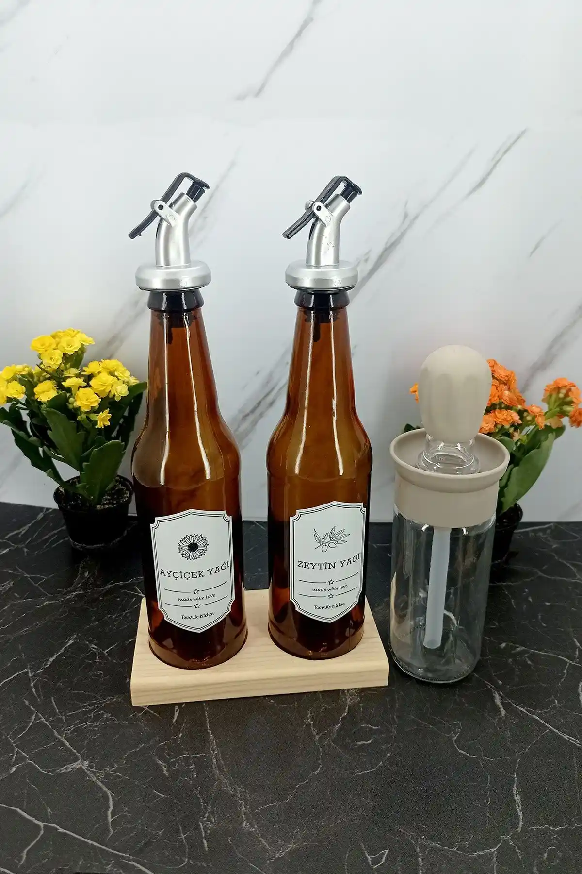 İkili Yağdanlık ile Mutfakta Zarif ve İşlevsel Dekorasyon Çözümleri