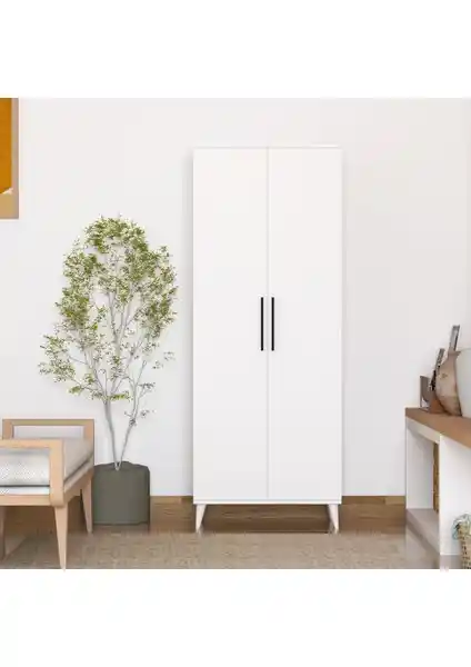 İmbaş 2 Kapaklı Askılı ve Raflı Gardrop Modern ve Dayanıklı Tasarım Özellikleri