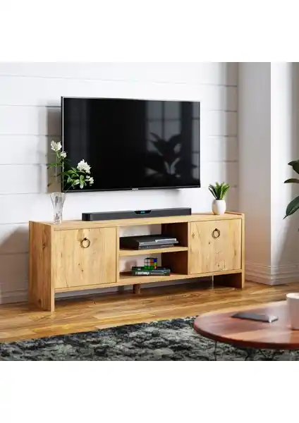 İntergo Kapaklı Raflı Televizyon Sehpası: Modern ve Fonksiyonel Mobilya Çözümü