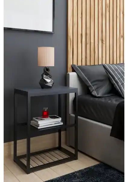 İntergo Metal Ayaklı Dekoratif Tel Raflı Komodin: Modern ve Şık Tasarımın En İyi Örneği