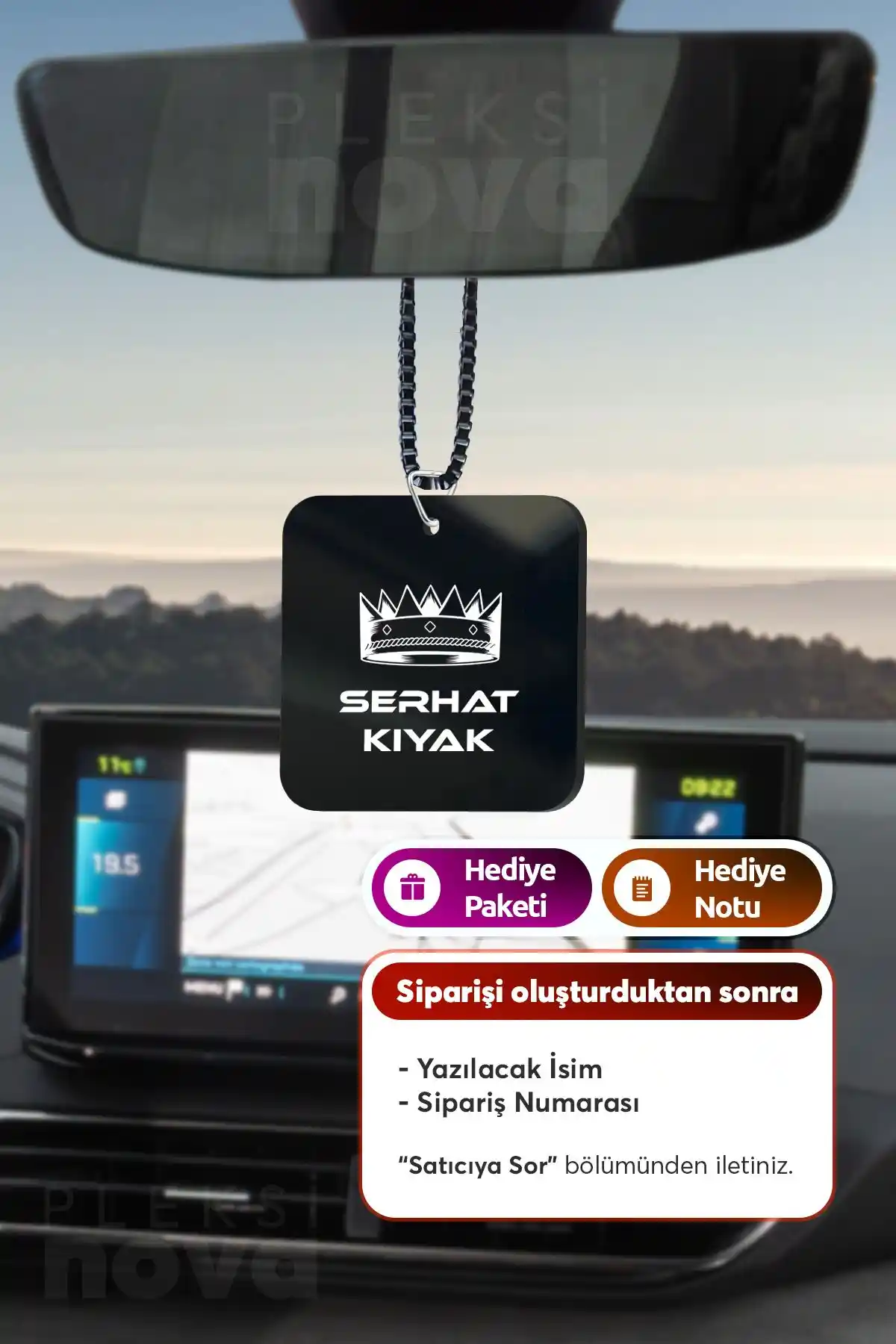 İsimli Araba Süsü ile Kişisel Dekorasyon ve Yaratıcı Dokunuşlar