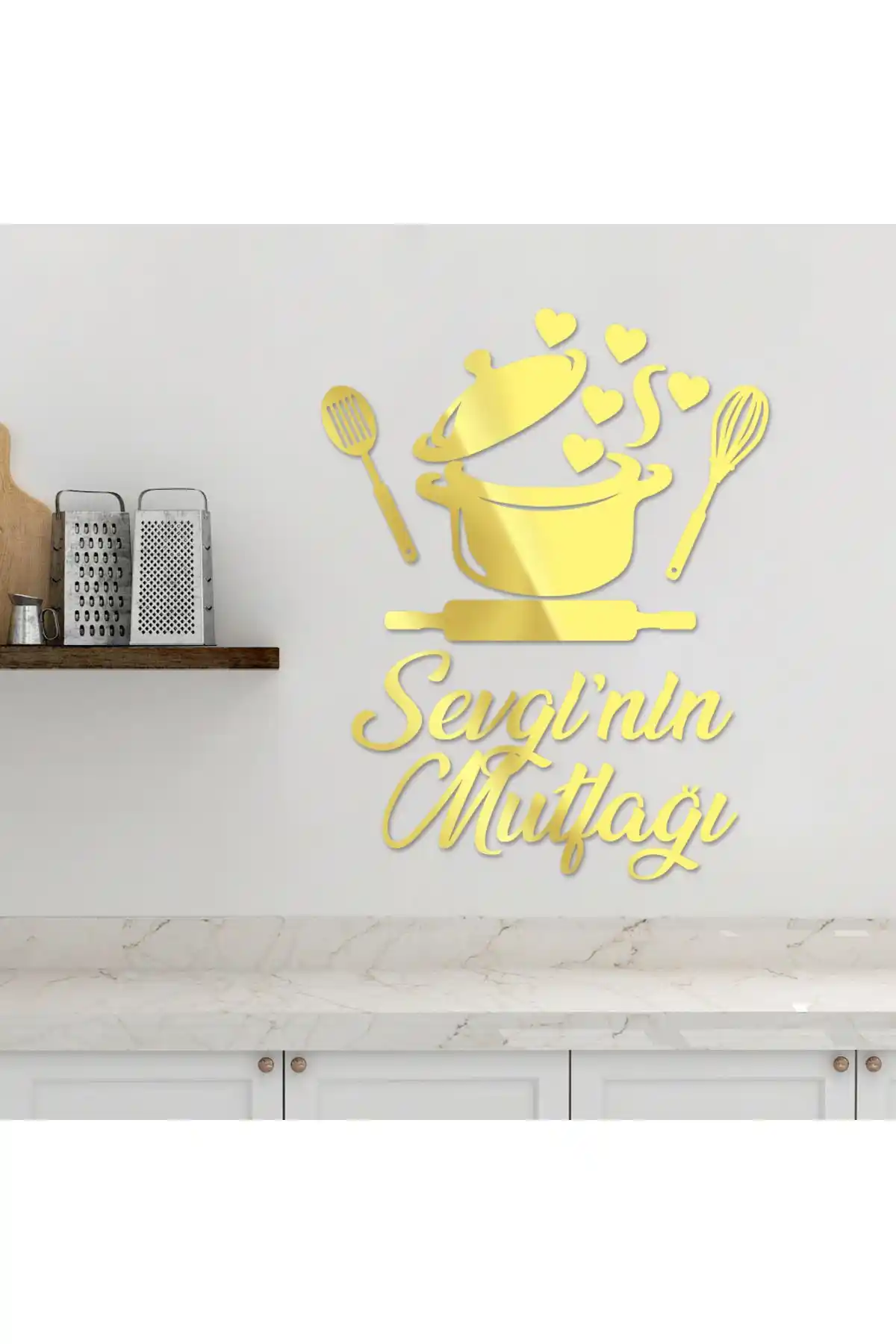 İsimli Mutfak Yazısı ile Dekorasyonda Şıklık ve İşlevselliğin Buluşması