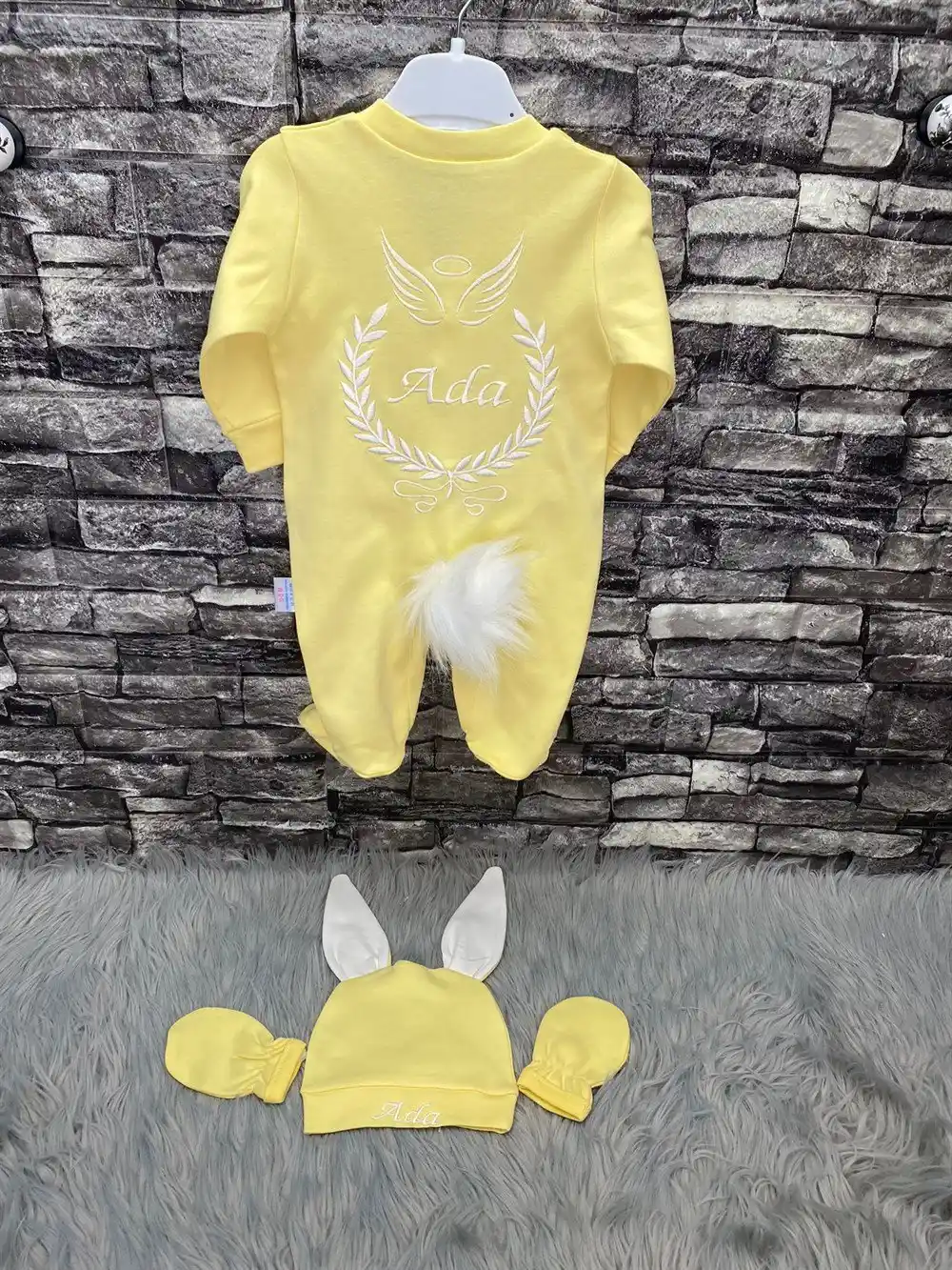 İsimli Tavşan Tulumları ile Çocuk Odalarına Sevimli ve Kişisel Dokunuşlar