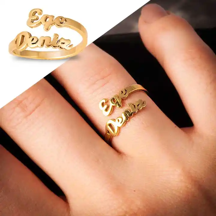 İsimli yüzükler ile kişisel ve dekoratif detaylar yaratmanın yolları