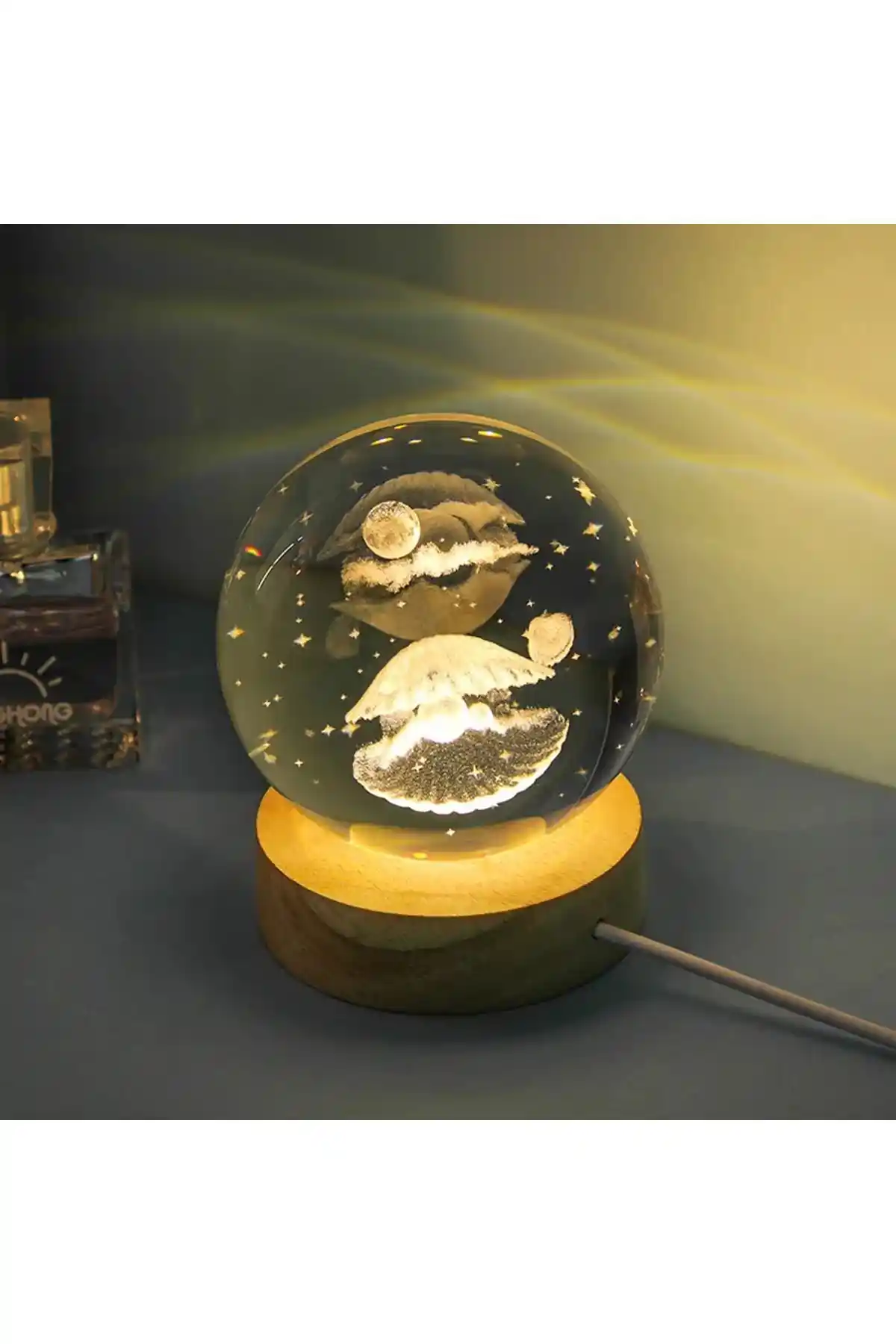 İstiridye Gece Lambası ile Dekorasyonunuza Deniz Esintisi Katın ve Sakin Atmosfer Yaratın