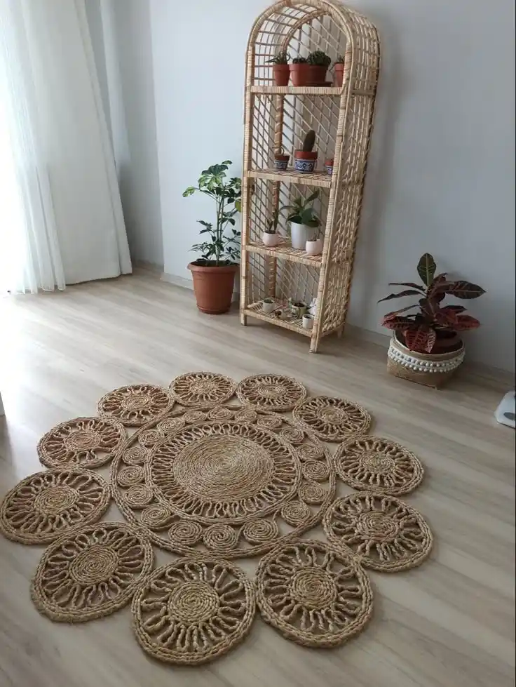 Jüt Halı Dekorasyonu ile Evinize Doğal ve Şık Bir Atmosfer Katın