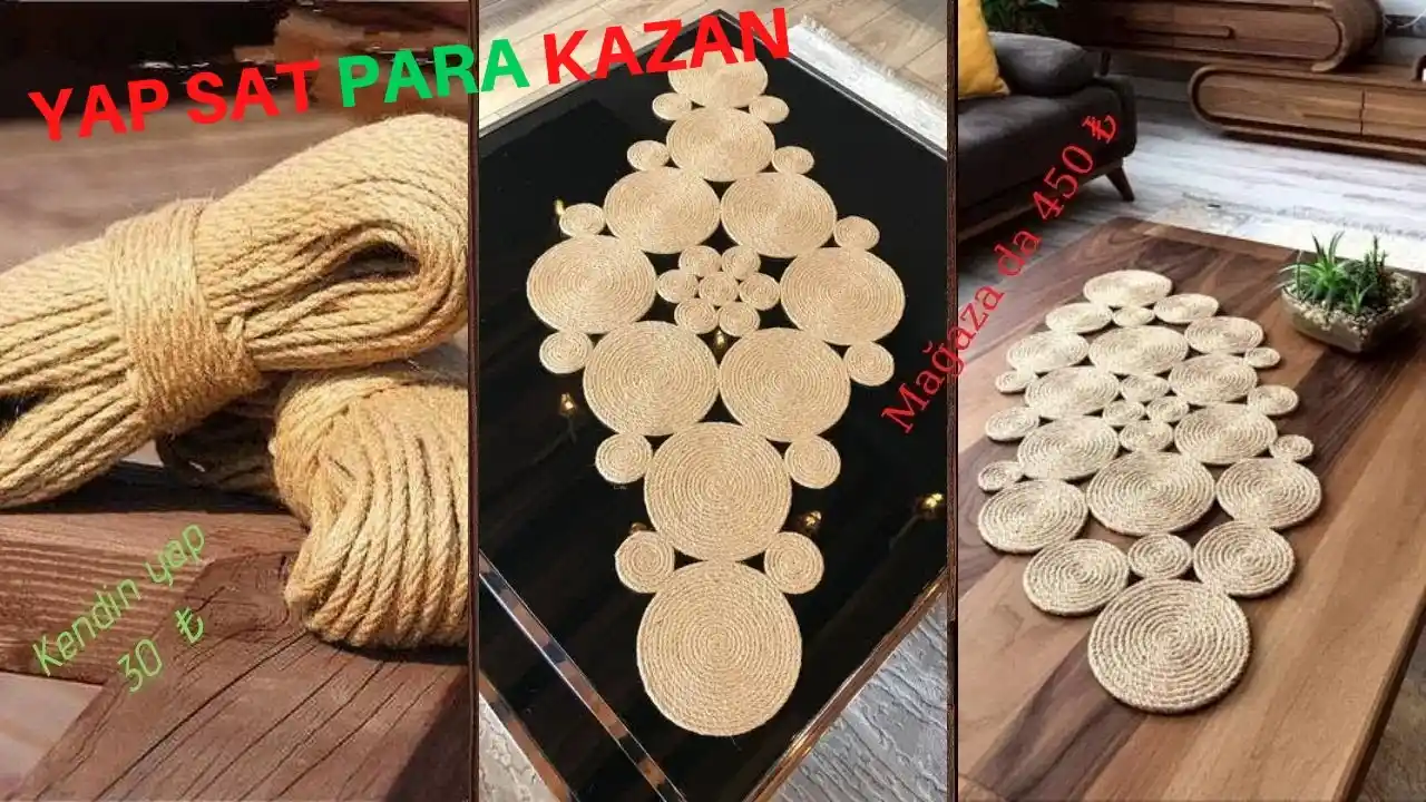 Jüt İp Runner ile Doğal ve Şık Dekorasyon Çözümleri Sunan Yaratıcı Fikirler