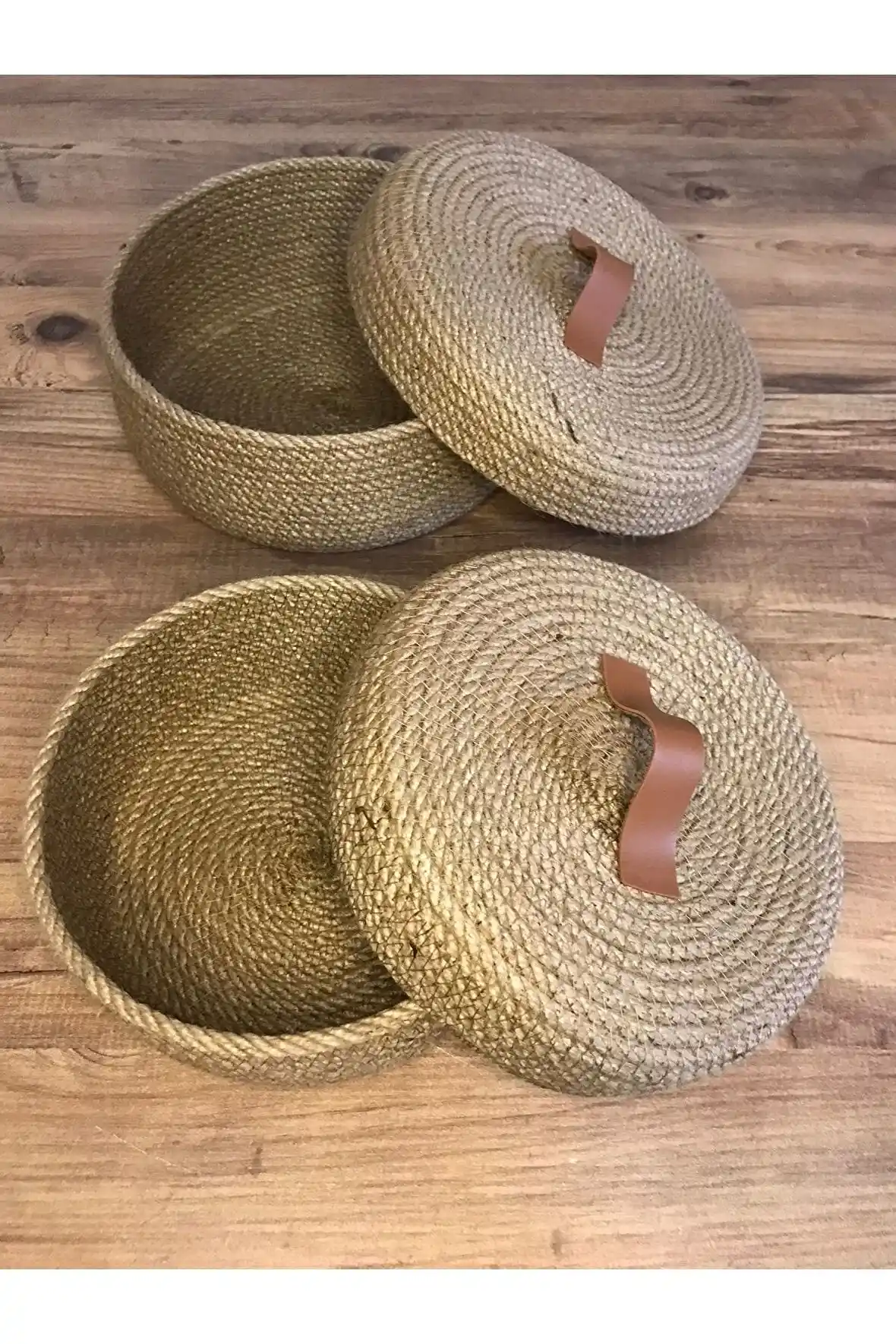 Jüt Sepetlerle Doğal ve Şık Dekorasyon Çözümleri Ev ve Bahçe İçin