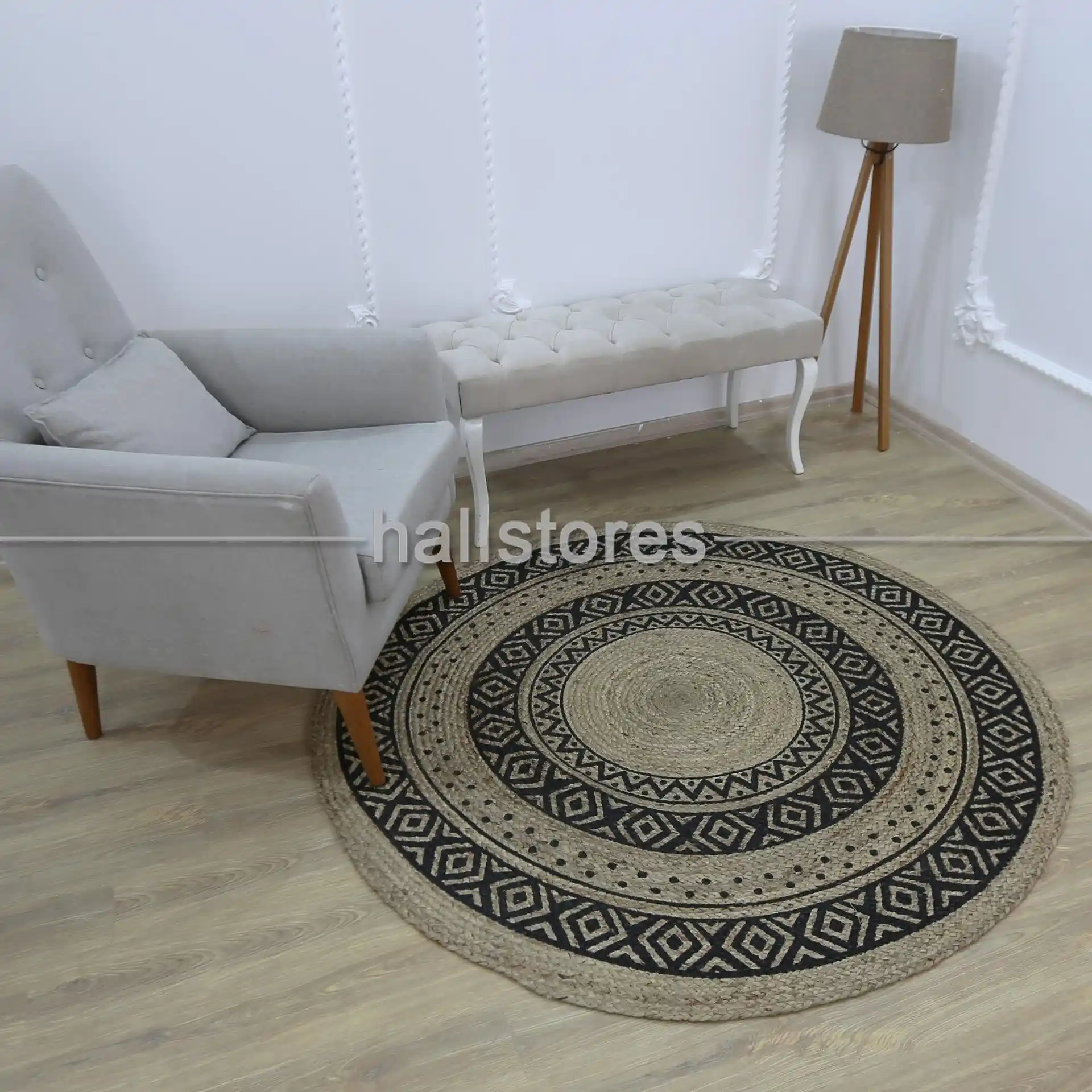 Jüt Yuvarlak Kilimlerin Dekorasyonda Kullanımı ve Stil Önerileri