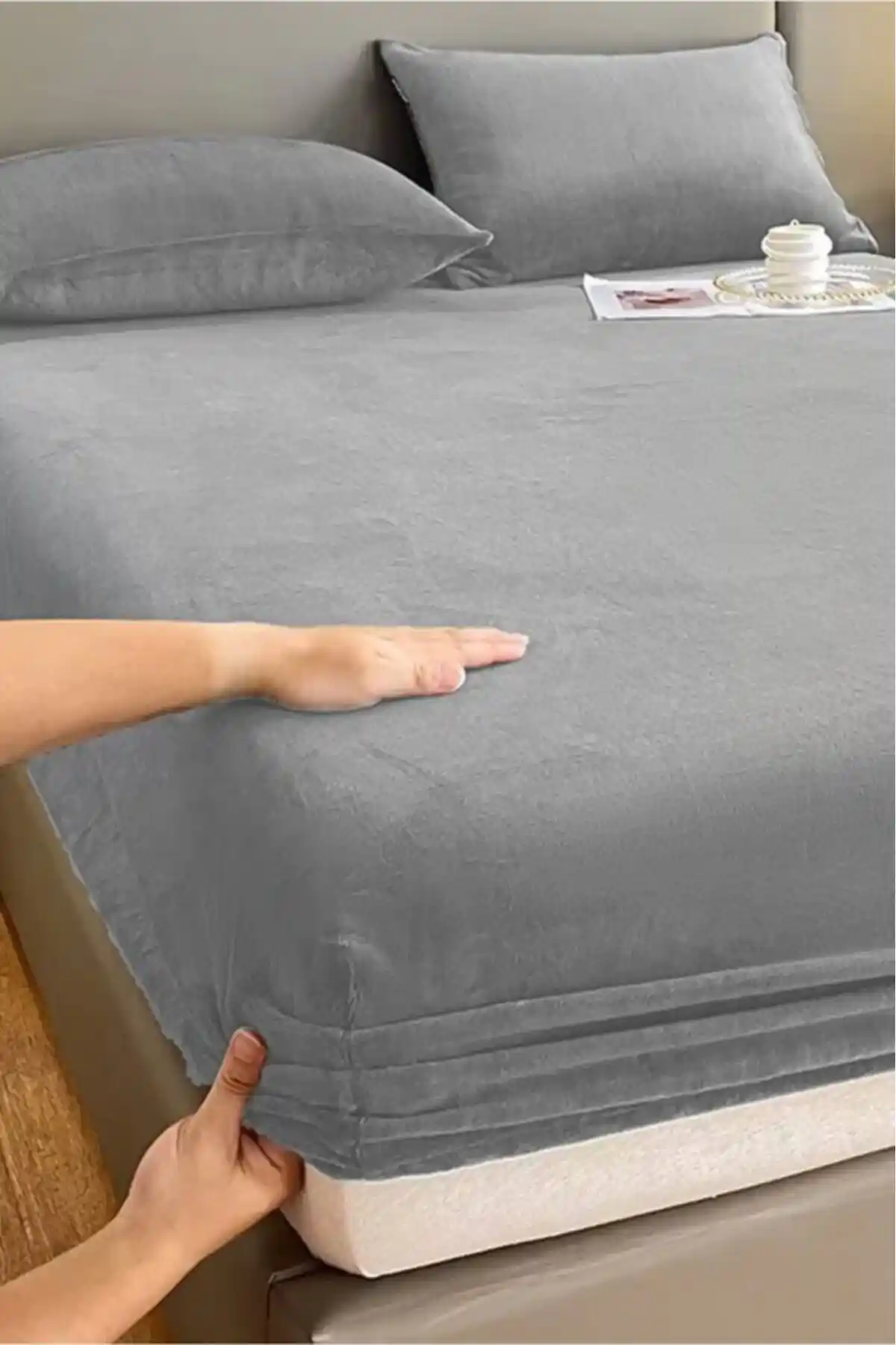 Kadife Lastikli Çarşaflar ile Yatak Odası Dekorasyonunda Zarif Dokunuşlar