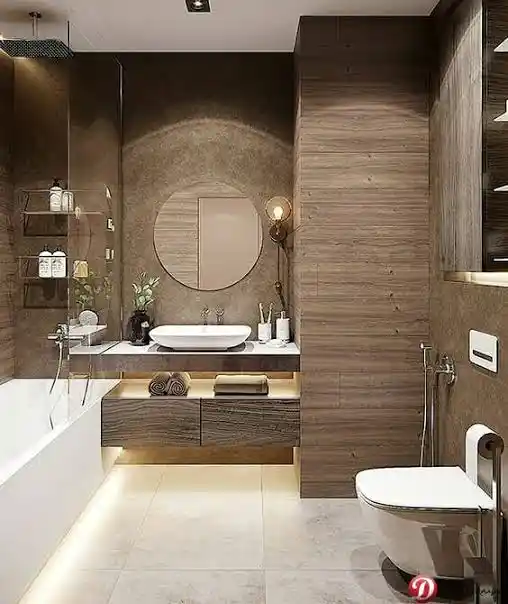 Kahverengi Banyo Modelleri ile Sıcacık ve Şık Mekânlar Yaratma Rehberi