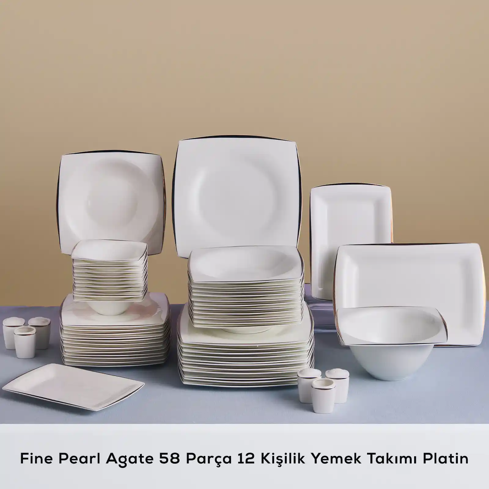 Karaca Agate Platin Yemek Takımıyla Dekorasyonunuzu Zenginleştirin ve Şıklığı Yakalayın