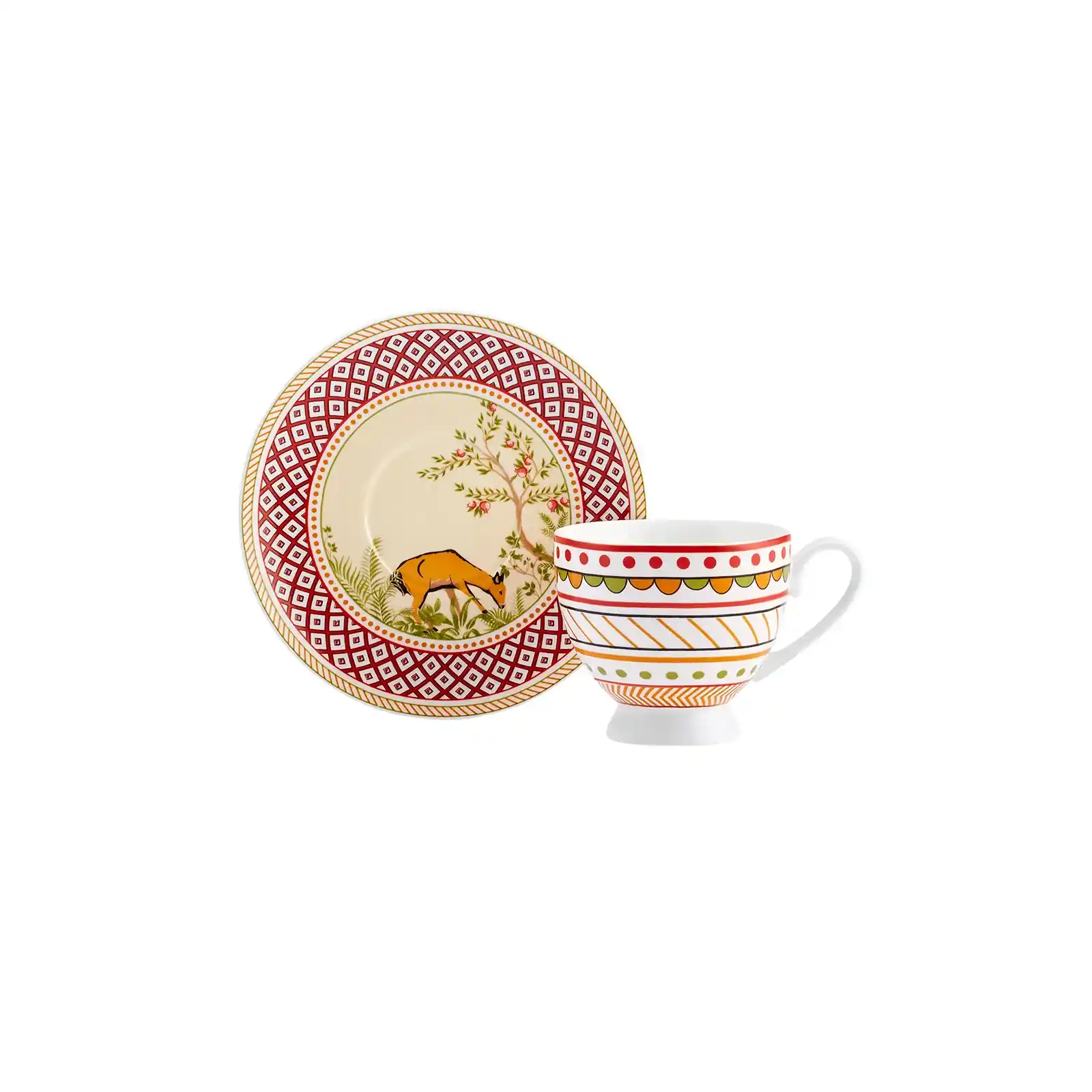 Karaca Arslantepe Kahve Fincanları: Geleneksel Motiflerle Modern Dekorasyonun Buluşması