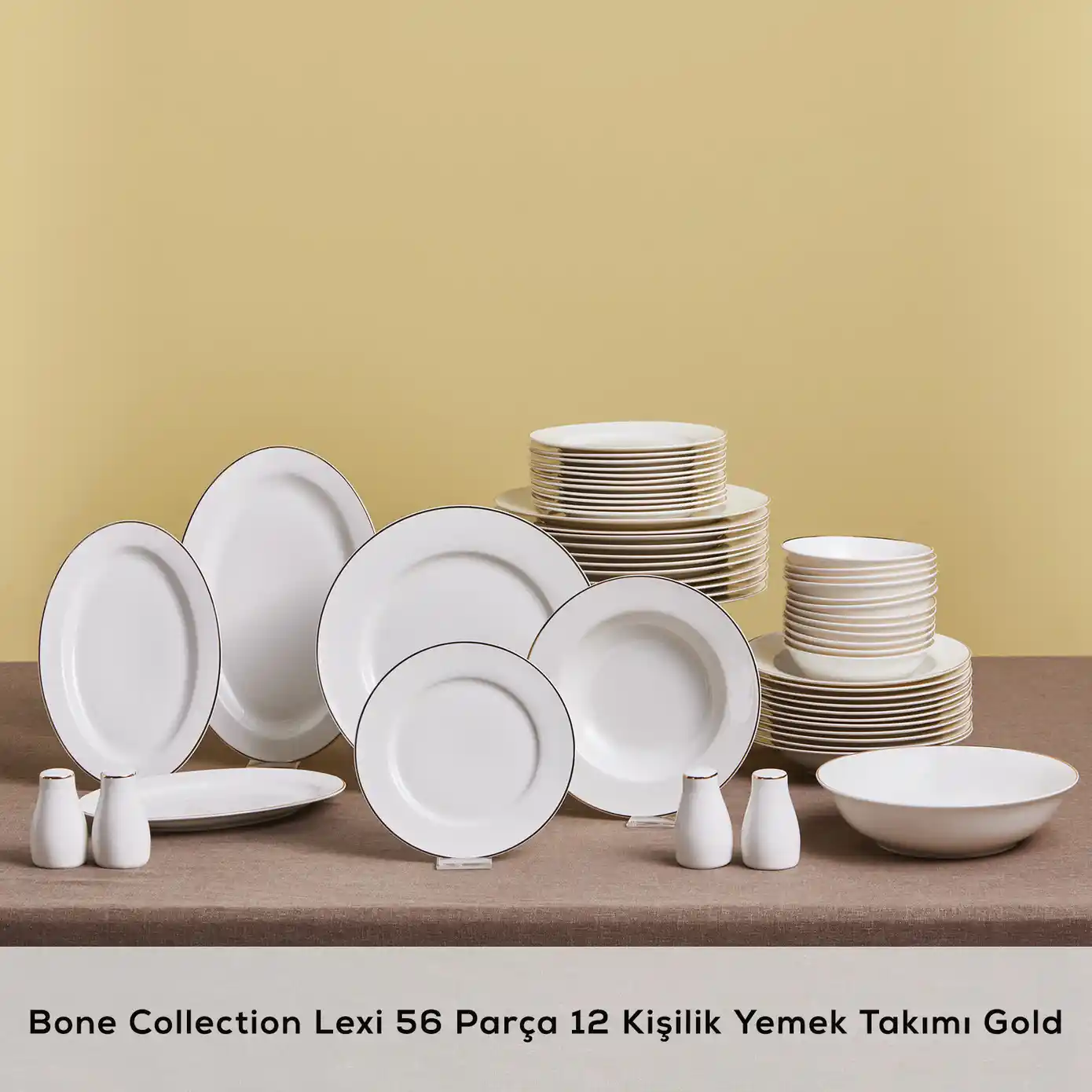 Karaca Bone Collection 12 Kişilik Yemek Takımı ile Sofralarınıza Zarafet Katın