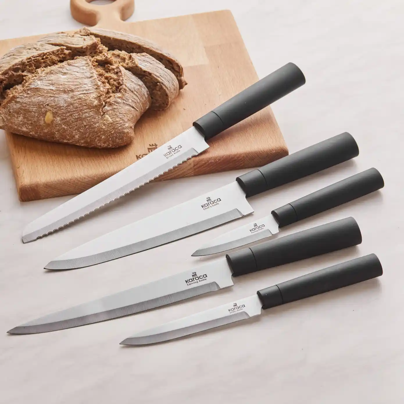 Karaca Burby Wood 14 Parça Bıçak Seti ile Mutfakta Şıklık ve İşlevsellik Bir Arada