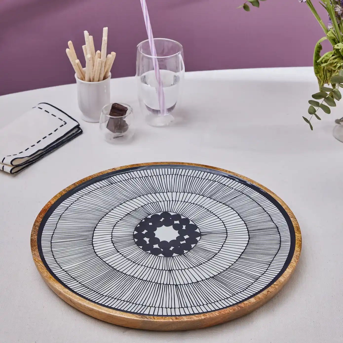 Karaca Dekoratif Tabak 40 cm ile Ev Dekorasyonunuza Şıklık Katın