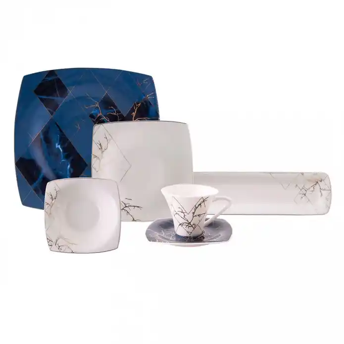 Karaca Fine Pearl Midnight Kahvaltı Takımı: Modern ve Klasik Dekorasyonlara Uyum Sağlayan Şık Sofra Seti