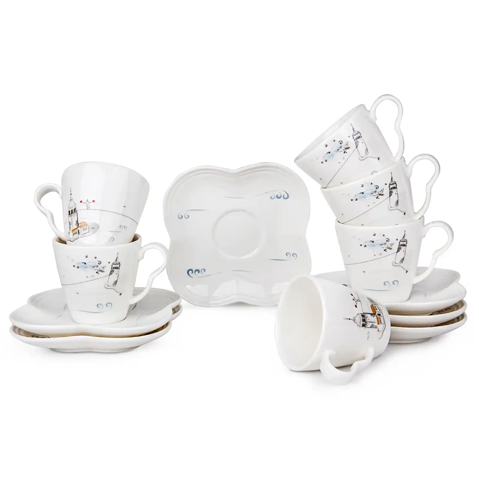 Karaca Galata Fincan Takımıyla Ev Dekorasyonunda Zarif ve Fonksiyonel Çözümler