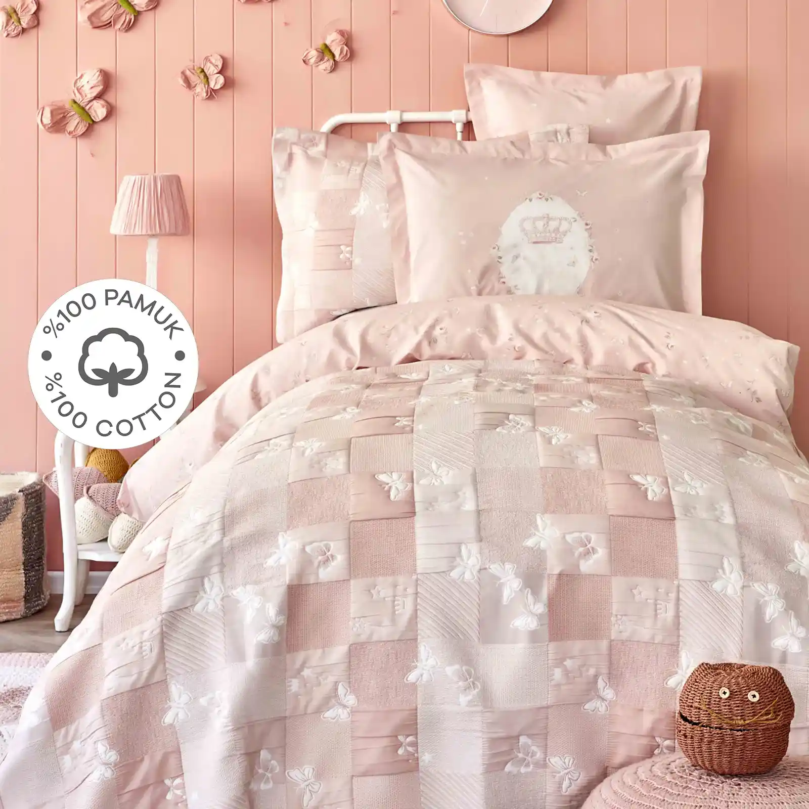 Karaca genç yatak örtüsü ile odanızı şık ve konforlu hale getirin