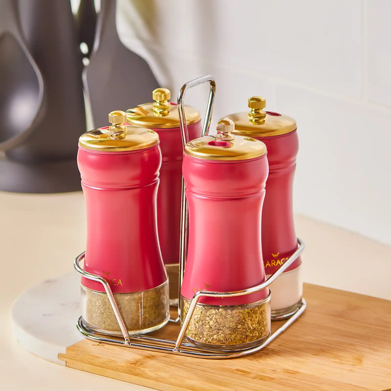 Karaca Gold Berry Baharat Takımı ile Mutfak ve Masa Dekorasyonunu Şıklıkla Tamamlayın