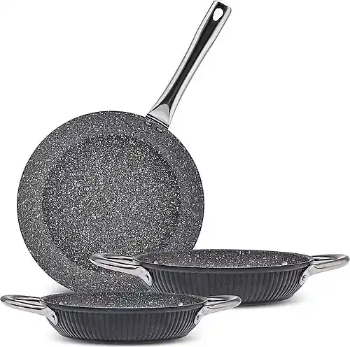 Karaca Granit Tava Setleri 3'lü: Dayanıklı ve Şık Mutfak Dekorasyonu İçin