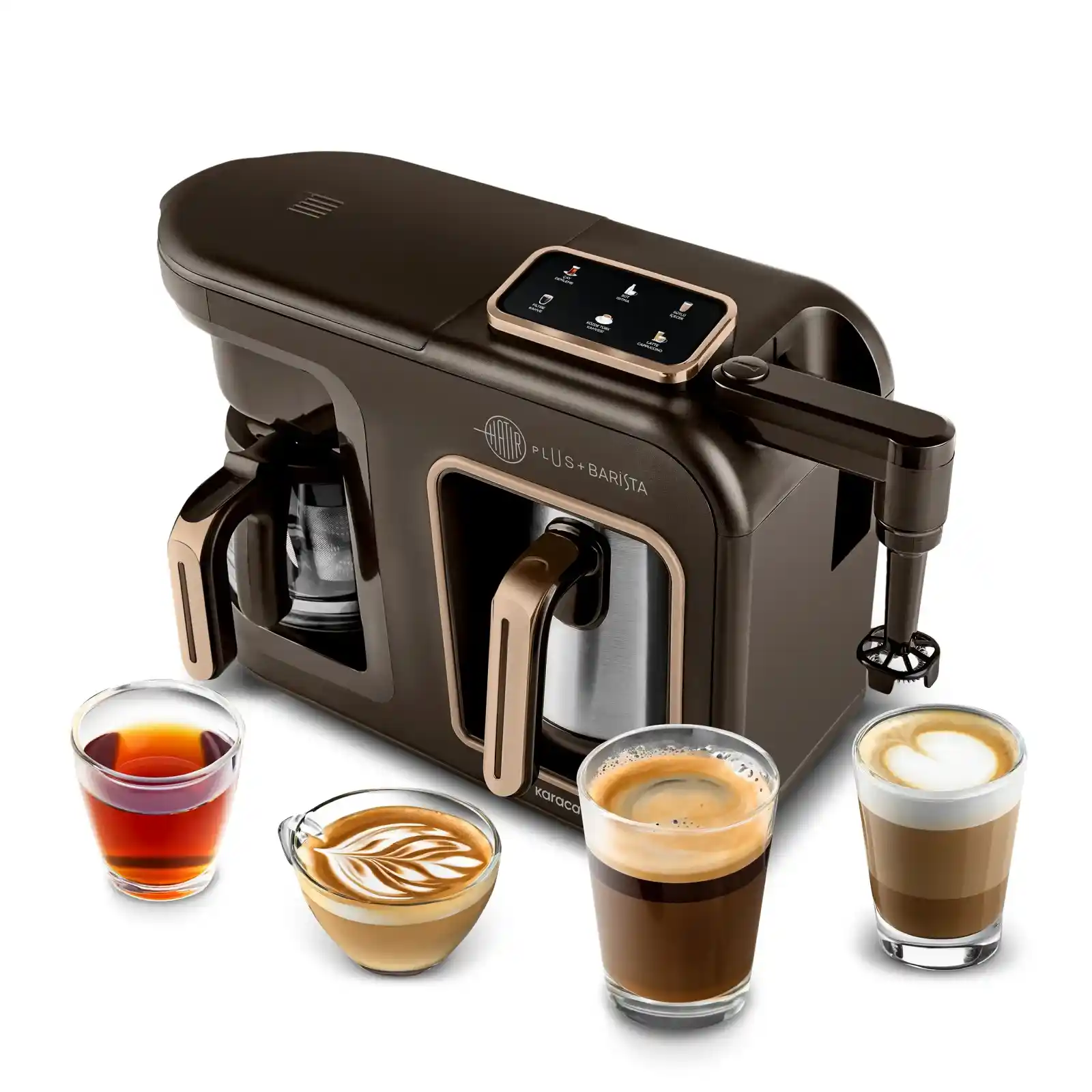 Karaca Hatır Barista Serisi Kahve Makineleri ile Evde Şık ve Fonksiyonel Kahve Köşeleri Yaratın