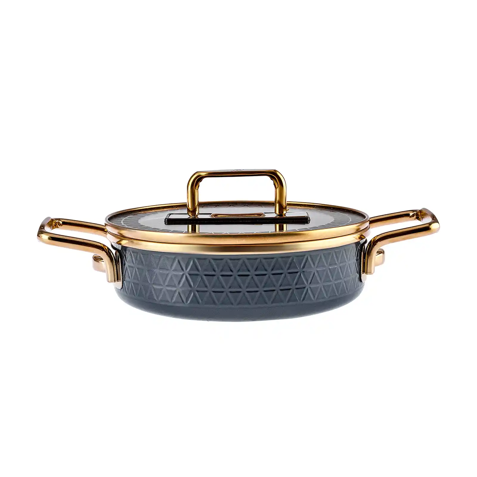 Karaca Kristal Emaye Granit Indüksiyon Tabanlı 16 Parça Çeyiz Tencere Seti (Antrasit)