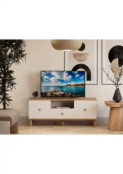 Kayhan Ahşap Bohem %100 MDF TV Ünitesi 150 cm Modern ve Şık Dekorasyon Parçası