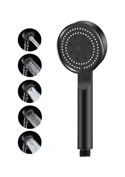 Kitchen Live Turbo Fan 5 Fonksiyonlu Su Tasarruflu Duş Başlığı ile Modern Banyo Deneyimi