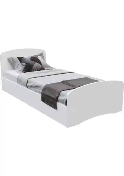 Kzn Home Soft Tek Kişilik MDF Karyola Modern ve Dayanıklı Yatak Çözümü