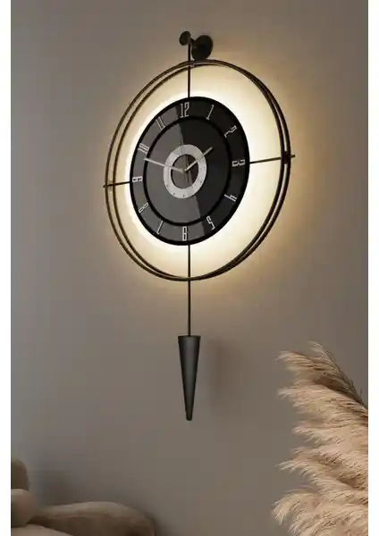 Lavinya Exclusive Füme Aynalı Duvar Saati Modern ve Şık Tasarımıyla Dekorasyonunuza Zarafet Katar