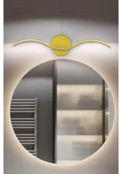 Legacy Wave Eskitme Renk Gün Işığı LED Duvar Aplik ile Modern ve Şık İç Mekan Aydınlatması