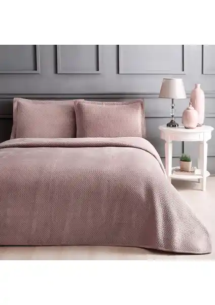 Linens Glace Tek Kişilik Yatak Örtüsü Seti Pembe – Estetik ve Dayanıklı Tasarım