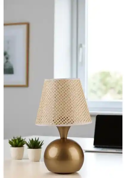 Lumexx Oliver Eskitme Petek Abajurlu Masa Lambası Modern ve Şık Tasarım Özellikleri