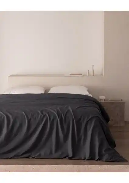 Madame Coco Ciel Çift Kişilik Pamuk Saten Nevresim Yatak Odası Şıklığı ve Konforu