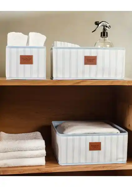 Madame Coco Nuage 3 Bölmeli Düzenleyici Kutu Ev Dekorasyonunda Şıklık ve Fonksiyonellik