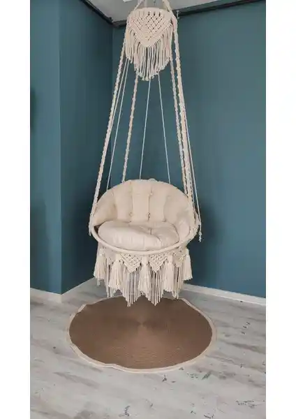 Makrome Salıncak Minderi: Doğal Malzemelerle Şık ve Rahat Oturma Çözümleri