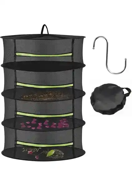 Masterr 4 Seviyeli Bitki Kurutma Filesi: Kullanışlı ve Hijyenik Kurutma Çözümü